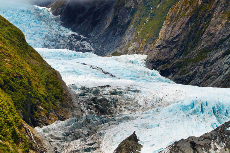 Excursión de Franz Josef a Christchurch vía Hokitika (Sólo ida)