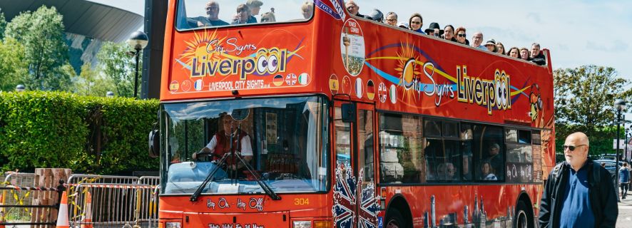 Ливерпуль: билет Hop-On Hop-Off с туром по городу и битлз