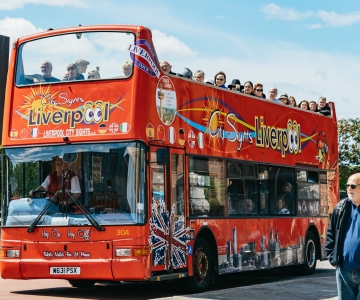 Liverpool: By og Beatles Tour med Hop-On Hop-Off billet