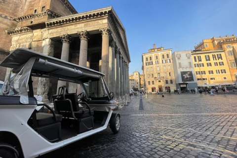 Roma: Tour turístico privado en carrito de golf