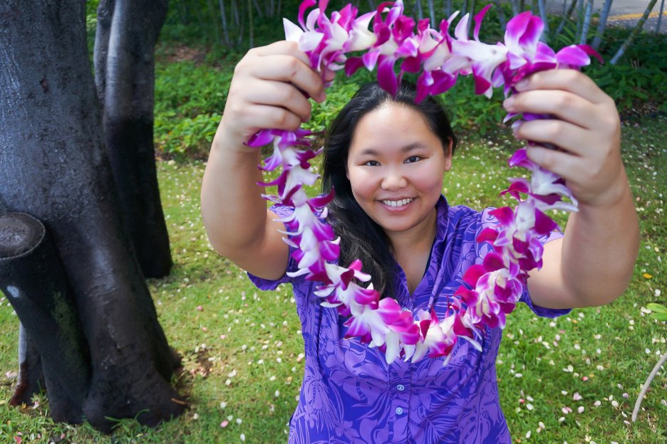 Oahu: Flughafen Honolulu (HNL) Traditionelle Lei-Begrüßung