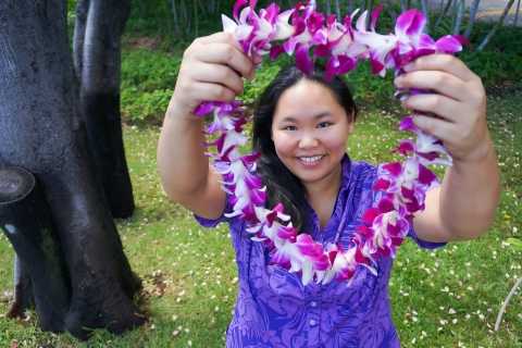 Oahu: Flughafen Honolulu (HNL) Traditioneller Lei-GrußLei-Begrüßung für Kinder