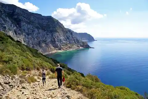Randonnée sur la plus haute falaise calcaire d'Europe