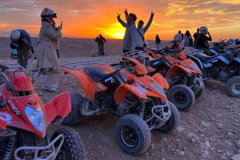 1h de passeio de quadriciclo pelo deserto com jantar e passeio de cameloMarrakech: Passeio de Quadriciclo pelo Deserto com Jantar Show e Passeio de Camelo