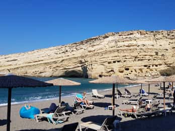 From Rethymno Bali & Panormo: Matala & Spili Villages Trip