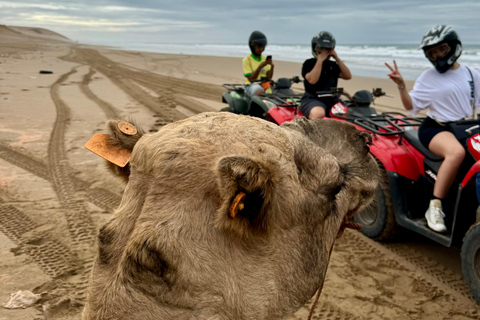 Agadir: Quad Bike and Camel Ride Desert & Beach Tour