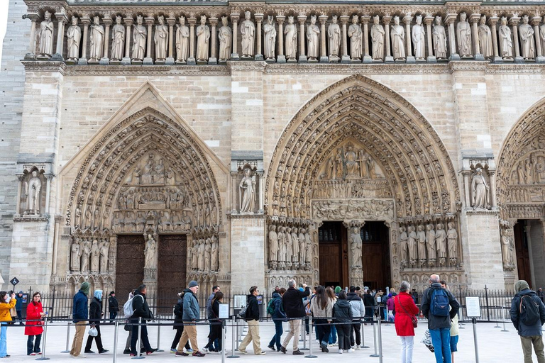 巴黎：巴黎圣母院和圣礼拜堂导览游英语半私人之旅