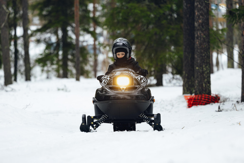 Levi: Family Snowmobile Safari with Mini Snowmobile for Kids