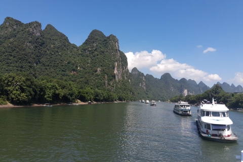 Li-River Cruise Boat Ticket with Optional Guided Service 4 star boat ticket + one way transfer to the river pier