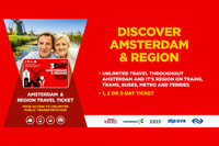Amsterdam, Amsterdam y el boleto de viaje de la región durante 1-3 días - Housity