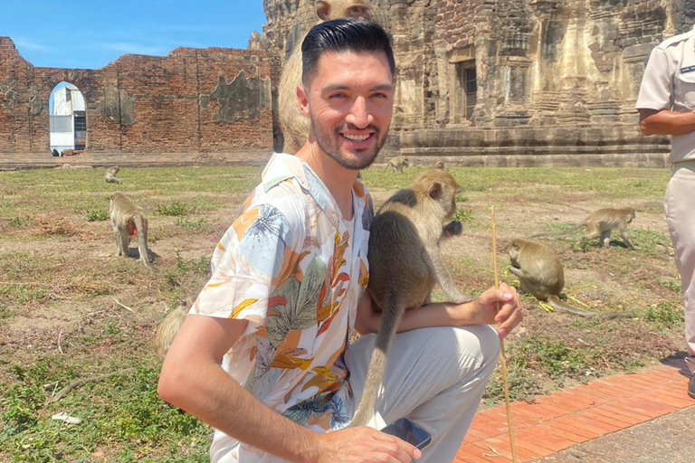 From Bangkok: Monkey Lopburi and Ayutthaya Day Trip