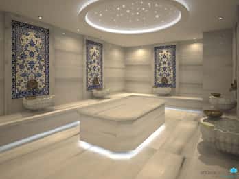 Bagno turco Icmeler con massaggio all'olio