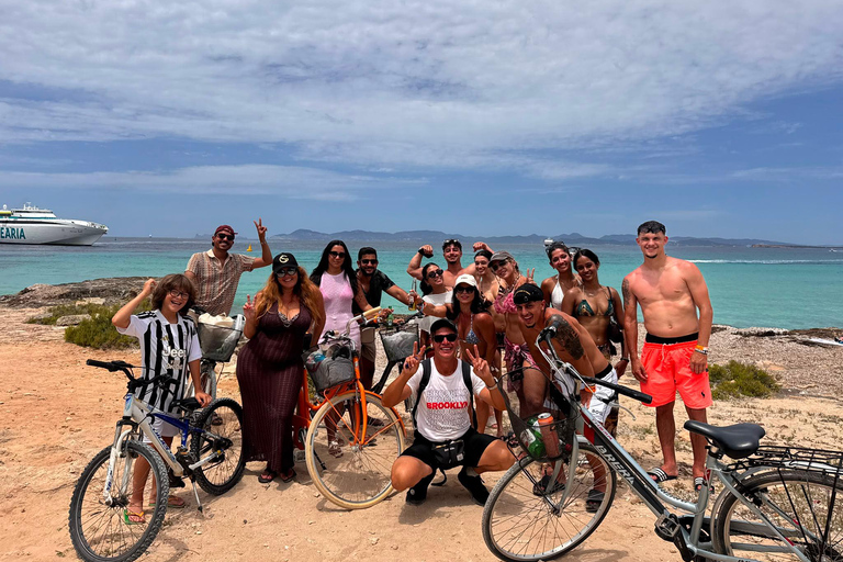 Ibiza: Formentera Boat Cruise, Bike Adventure & Sunset Party Ibiza: Formentera Boat Cruise, Formentera & Sunset Party