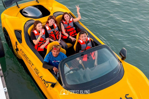 Penang: Forest Island Jet Car Tour with Dinner & Activities