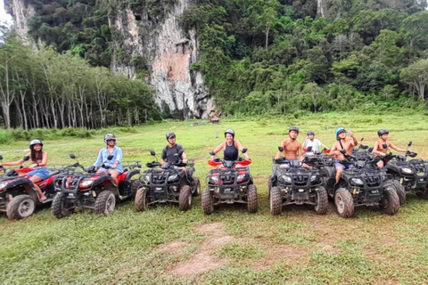 Ao Nang: Kayak alla piscina di cristallo, ATV e tour della fattoria degli ananasGiro in ATV di 45 minuti