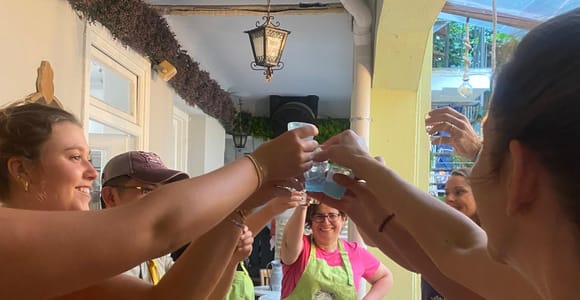 Athens: Greek Cooking Class with Dinner and Drinks