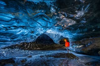 Jökulsárlón: Super-Jeep-Tour zur Eiskristallhöhle