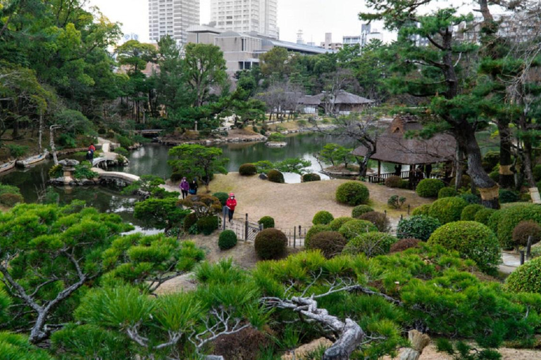 Sentiero del patrimonio di Hiroshima: Cupola, castello di Hiroshima e giardino