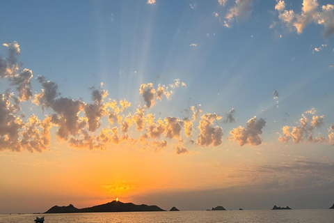 Ajaccio : Sunset seascape at the Sanguinaires