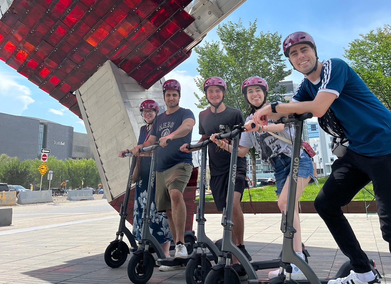 Calgary: E-scooter-tur til byens højdepunkter