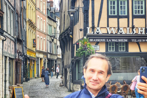 From Paris: Rouen, Etretat & Honfleur Private Day Trip Rouen Etretat and Honfleur: Private Tour from Paris