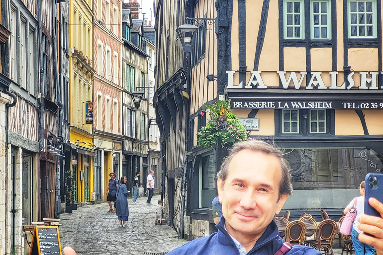 From Paris: Rouen, Etretat & Honfleur Private Day Trip Rouen Etretat and Honfleur: Private Tour from Paris