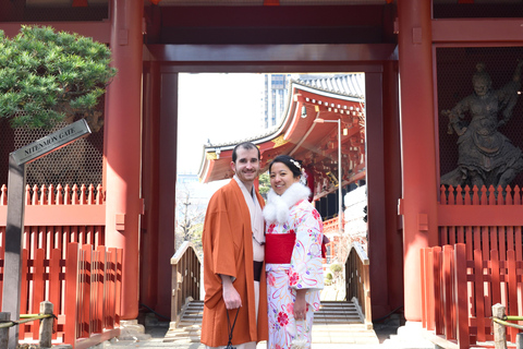 Tóquio: Experimenta o kimono de Asakusa e o MatchaTóquio: Experiência de vestir um quimono em Asakusa e tomar Matcha