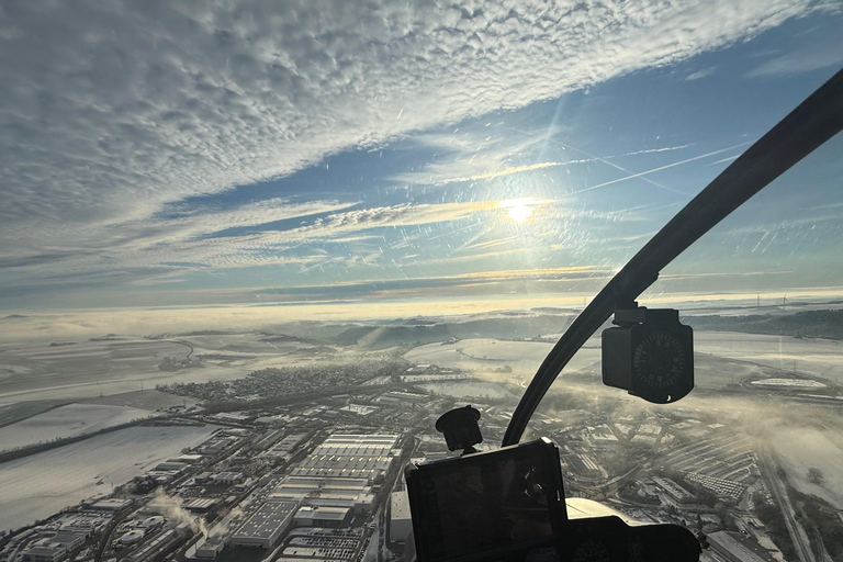 Santorini Shared Helicopter Flight on Bell 206