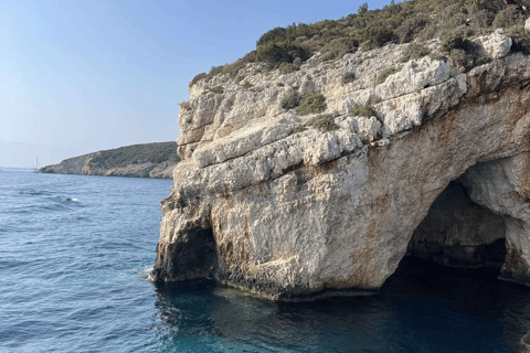 Zakynthos:Cruise Around the Island&Turtles by Eurosky Shipwreck Blue Caves & Turtles Island Ceri Caves