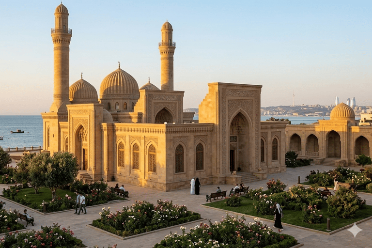 Baku: Private City Tour with Airport Drop-Off Baku: 3 Hour Private City Tour with Airport Drop-Off