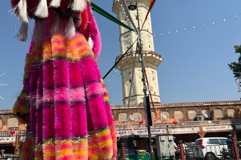 Jaipur: Full-Day Pink City Tour with Masala Tea Tour by Car and Driver with a Guide