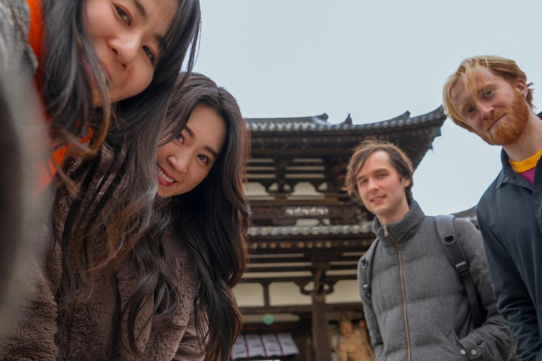 Excursión Privada de un Día a lo Más Destacado de Nara y Osaka