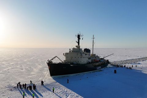 From Rovaniemi: Icebreaker Sampo Cruise and Ice Floating Morning Cruise at 9:00 AM with pickup from Rovaniemi