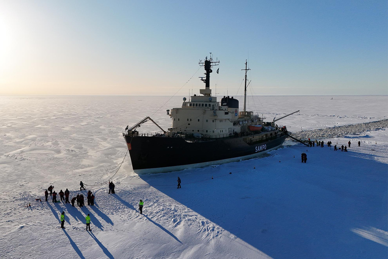From Rovaniemi: Icebreaker Sampo Cruise and Ice Floating Morning Cruise at 9:00 AM with pickup from Rovaniemi