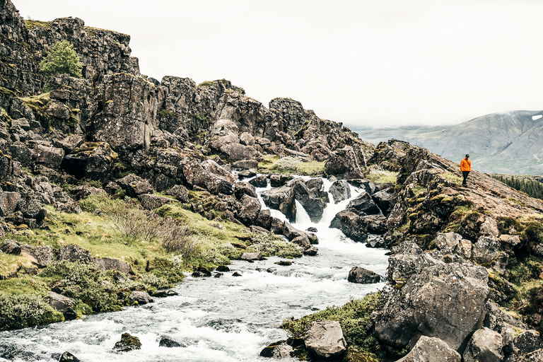 Vanuit Reykjavik: Gouden Cirkel, Kerid, & Secret LagoonTour met ophaalservice vanaf geselecteerde locaties