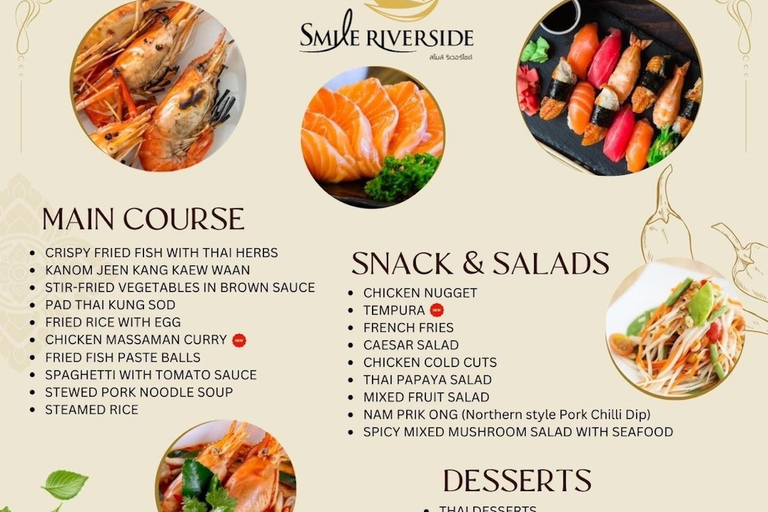 Bangkok: Chao Phraya Dinner Cruise + Free-Flow Beer dinner cruise only