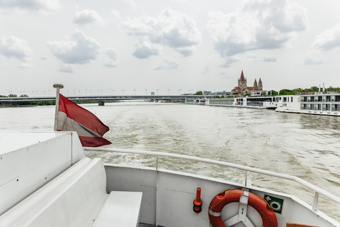 Wien: Båtkryssning på Donaukanalen med valfri lunchDonaukanalen: Endast båttur