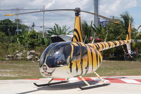 Playa del Carmen: HubschrauberrundflugPlaya del Carmen Hubschrauber Rundflug