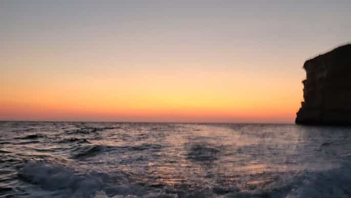 Malta og Gozo: Båttur i solnedgangen