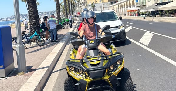Nice by Quad: Electric Quad Biking Adventure • Ticket valid for 2 people