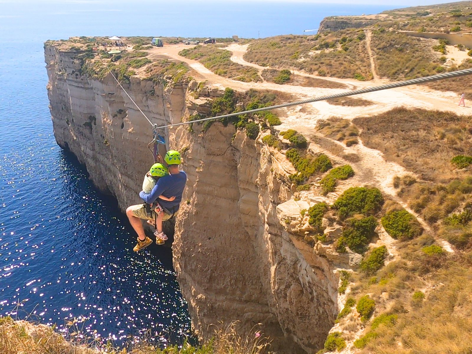 Malta: Seilrutschen-Abenteuer
