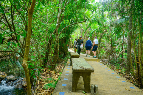 Escapade privée à Krabi : Piscine d'émeraude, sources d'eau chaude et grotte du tigreFourgon privé