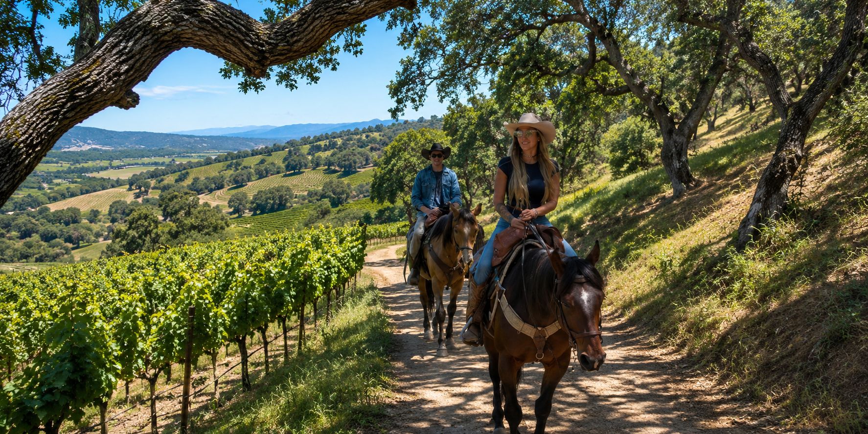 Santa Barbara: Private Reit- und Weinprobe-Tour