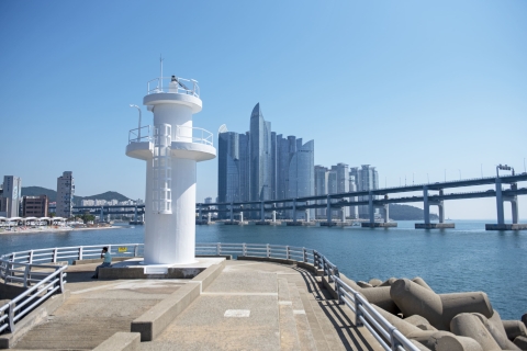 Das Beste von Busan: Meerestempel, Yachttour und das Dorf GamcheonGemeinsame Tour, Treffen am Haeundae Bahnhof