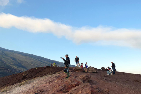 Expérience du vin de l&#039;Etna Coucher de soleil