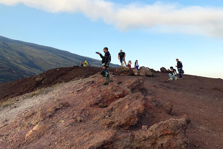 Experiência do vinho Etna ao pôr do sol