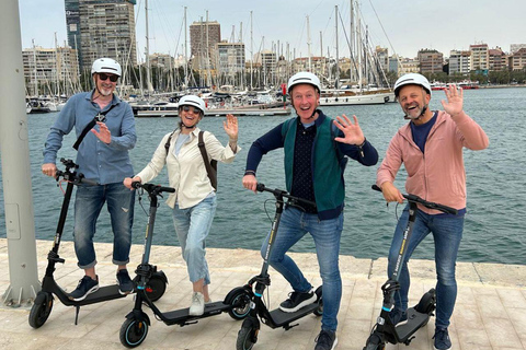 Alicante: passeio de patinete elétrico