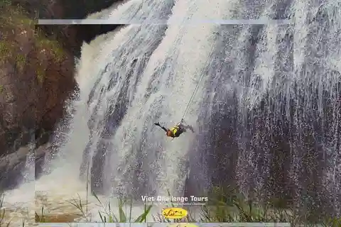 Dalat: Canyoning Extreme Adventure at Datanla Waterfall