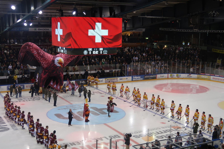 Erlebe eine tolle Atmosphäre beim Hockeyspiel in GenfStehplatzticket mit den GSHC Ultras