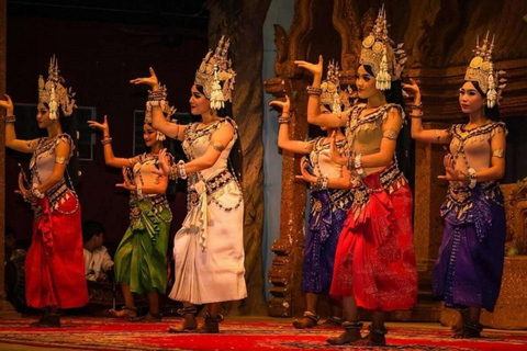 Spectacle d'Apsara avec dîner buffet et prise en charge à l'hôtel